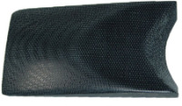 Sort Micarta plate lerret canvas skjefte og sideplater til fulltangekniv