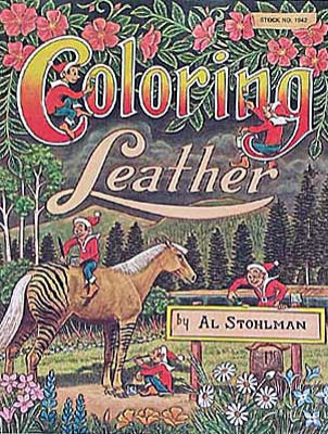 Coloring leather. En bok om hvordan man farger lær. Forfatter Al Stohlman