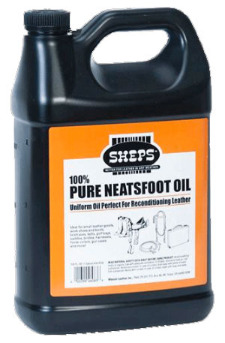 Sheps pure neatsfoot oil-lærolje-seletøyolje-skinn og lærpleie-Jørn Jensen Lærhandel