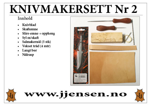 Startsett for knivmaking-nybegynnersett knivlaging-startkit-Jørn Jensen Lærhandel