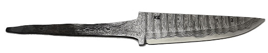 Håndsmidd laminert  damask knivblad av Kay Embretsen 
