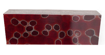 Raffir Alume red wasp knivskaft kompositt
