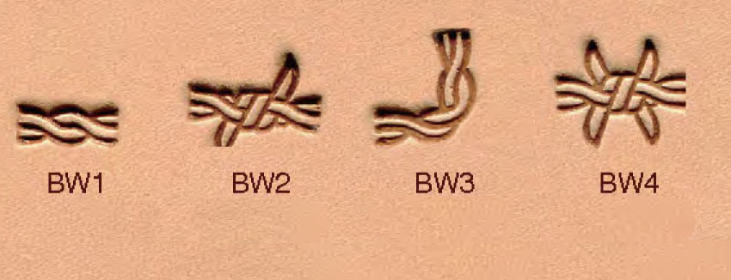 Stangpunsel BW Barbed wire til lærarbeide