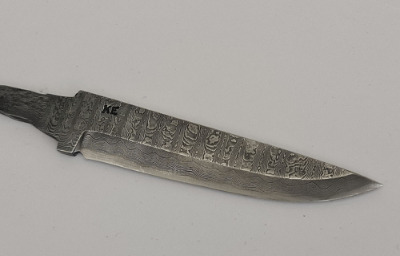 Håndsmidd laminert damask knivblad av Kay Embretsen 