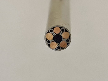 Mosaic pin E463 rustfritt stål og kobber