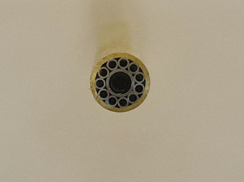 Mosaic pin E463 rustfritt stål og kobber