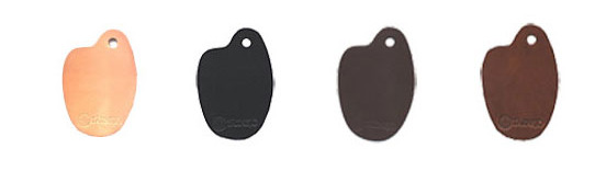 Fullnarv plattlær fullgrain leather 4-4,5 mm