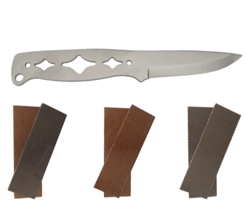 Tilbud fulltange knivblad og micarta sideplater