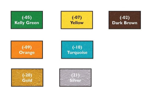 Fargekart Tandy Cova Color-dekorfarge til skinn og lær-Jørn Jensen Lærhandel