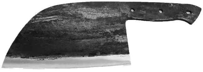 Japansk kokkeknivblad damask vg-10 Chef 9"