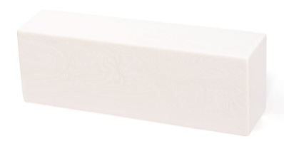 Elforyn supertusk acryl kloss med  kunstig elfenbenstruktur