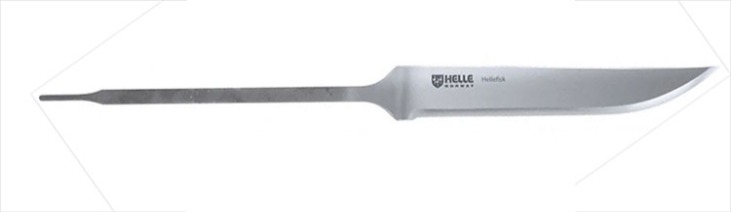 Helle Hellefisk Filet knivblad 123 mm Rustfritt stål