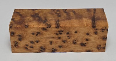 Thuya Burr knivskaft