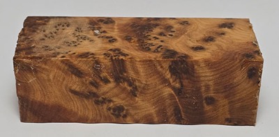 Thuya Burr knivskaft